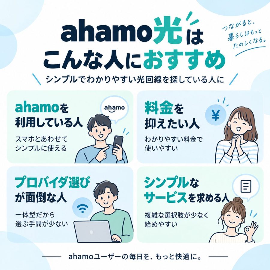 ahamo光がおすすめな人